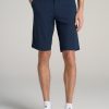 Men American Tall Shorts | Traveler Chino Shorts For Tall Men In Marine Navy