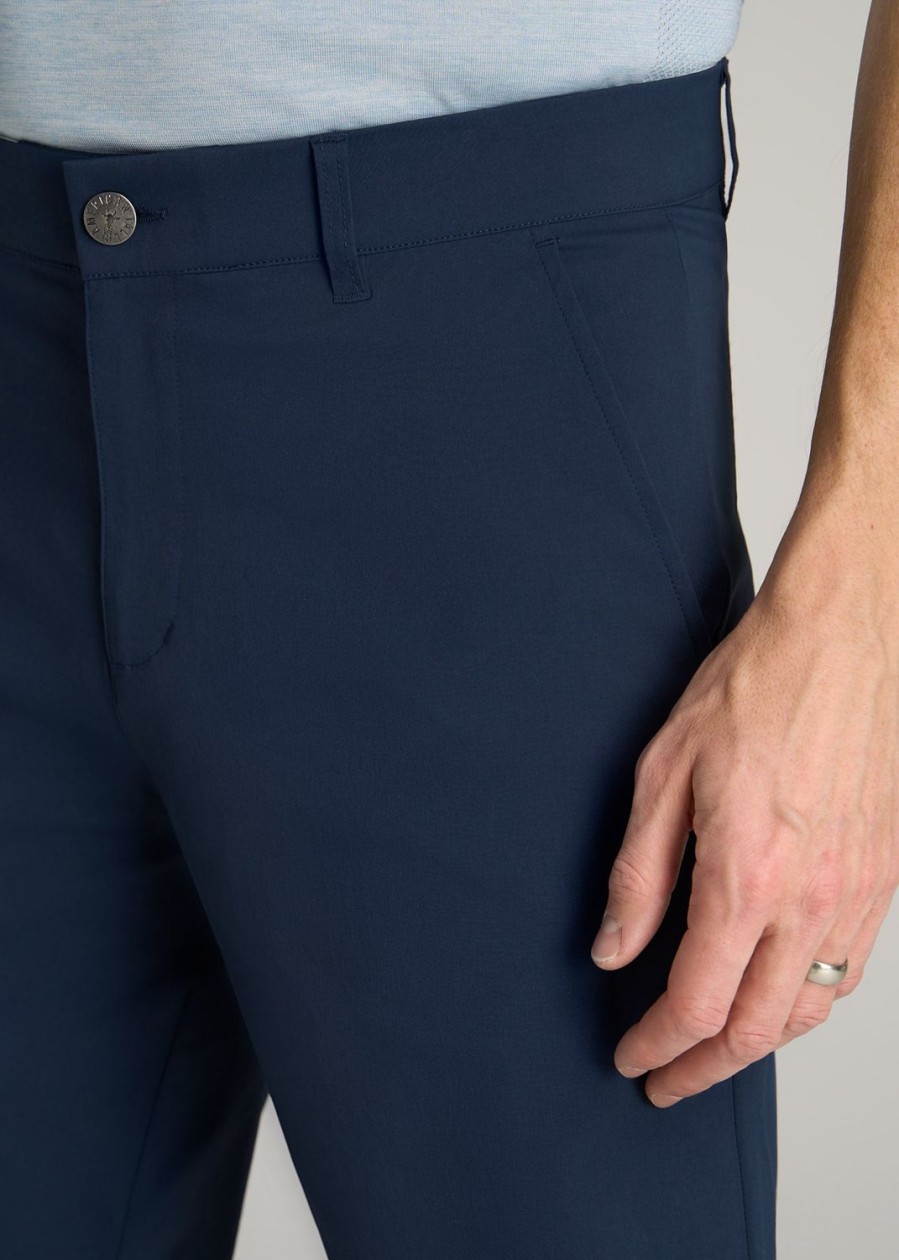 Men American Tall Shorts | Traveler Chino Shorts For Tall Men In Marine Navy