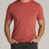 Men American Tall Tees + Tanks | Slub Tee In Tall Men'S Shirts Persimmon