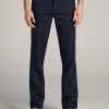 Men American Tall Pants + Chinos | Everyday Comfort 5-Pocket Tapered-Fit Pant For Tall Men In True Navy