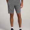 Men American Tall Shorts | A.T. Performance Engineered Athletic Shorts For Tall Men In Grey Mix