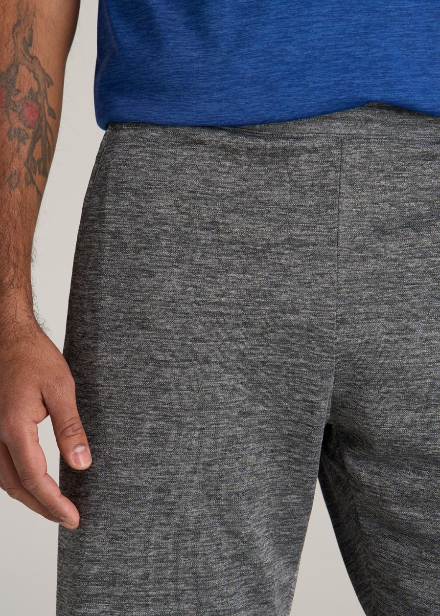 Men American Tall Shorts | A.T. Performance Engineered Athletic Shorts For Tall Men In Grey Mix