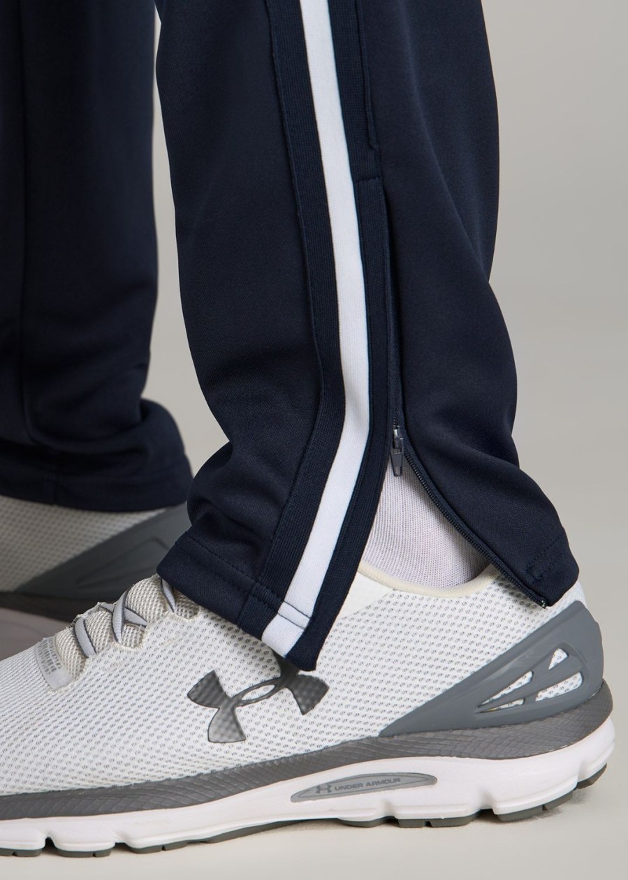 Men American Tall Athletic Pants | Athletic Stripe Pants For Tall Men In Navy