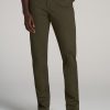 Men American Tall Pants + Chinos | Carman Tapered Chinos In Pants For Tall Men Camo Green