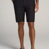 Men American Tall Shorts | Linen Shorts For Tall Men In Black