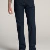 Men American Tall Jeans | Mason Semi-Relaxed Jeans For Tall Men In Dark Rinse