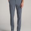 Men American Tall Pants + Chinos | Performance Tapered-Fit Chino Pants For Tall Men In Smoky Blue