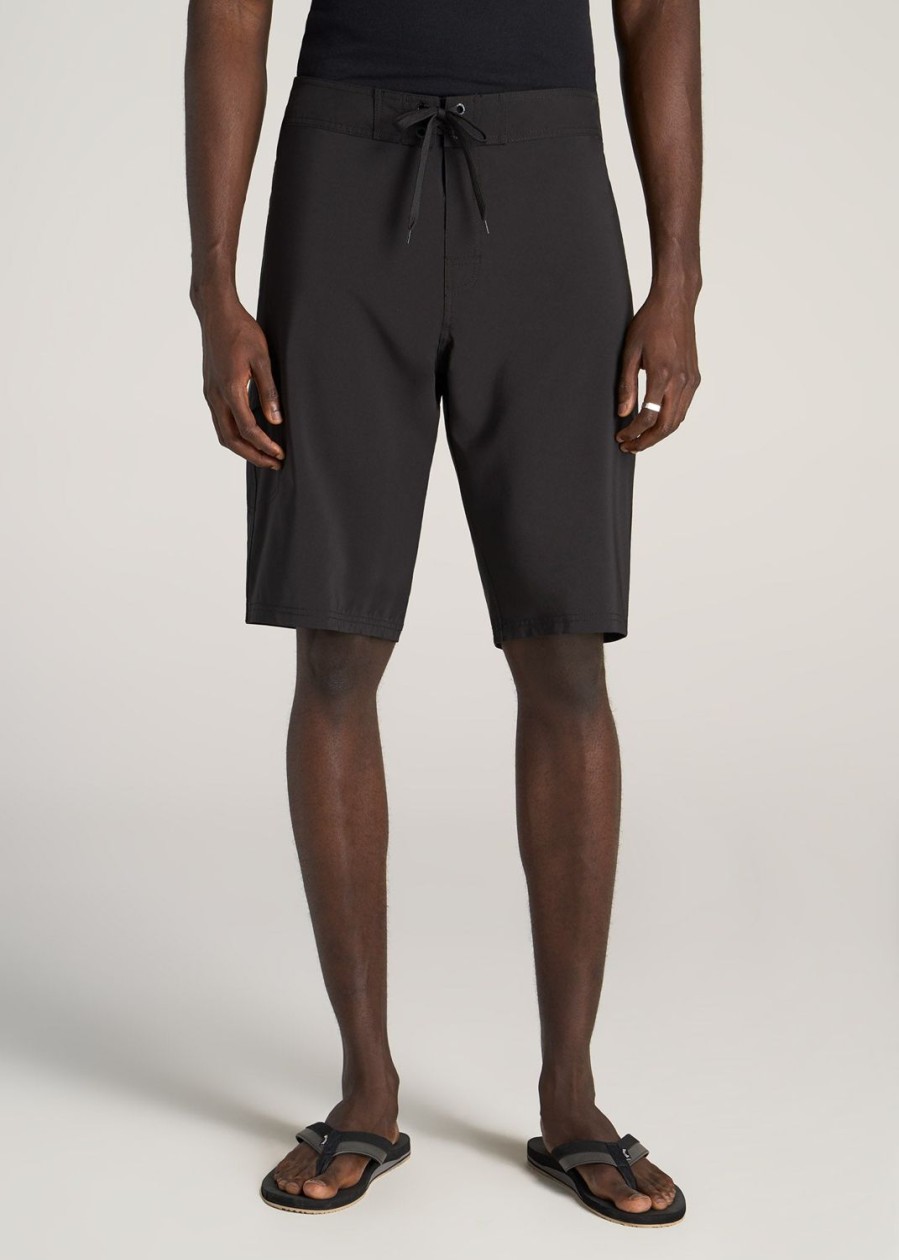 Men American Tall Shorts | Tall Board Shorts For Men In Black