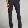 Men American Tall Pants + Chinos | Tapered Fit Traveler Chino Pants For Tall Men In Black