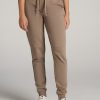 Women American Tall Athletic Pants | Wearever French Terry Tall Women'S Joggers In Latte