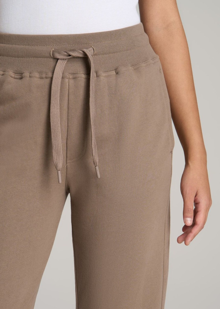 Women American Tall Athletic Pants | Wearever French Terry Tall Women'S Joggers In Latte