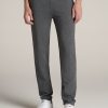 Men American Tall Athletic Pants | Wearever French Terry Sweatpants For Tall Men In Charcoal Mix