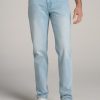 Men American Tall Jeans | Milo Relaxed Tapered Fit Jeans For Tall Men In Salt Lake Wash