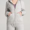 Women American Tall Hoodies + Sweatshirts | Wearever Fleece Full-Zip Women'S Tall Hoodie In Grey Mix