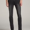 Men American Tall Jeans | Dylan Slim-Fit Jeans For Tall Men In Dark Smoke