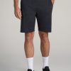 Men American Tall Shorts | A.T. Performance Engineered Athletic Shorts For Tall Men In Charcoal Mix