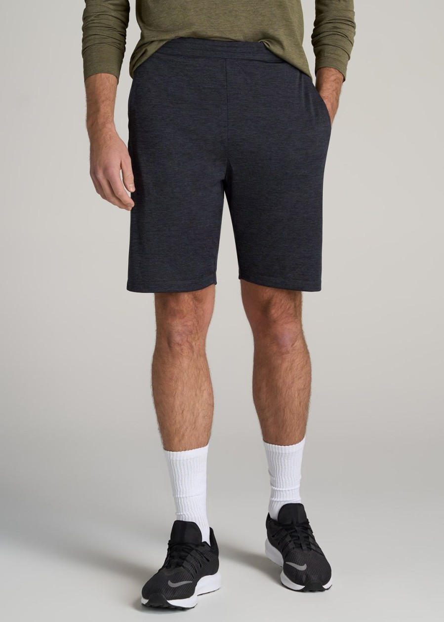 Men American Tall Shorts | A.T. Performance Engineered Athletic Shorts For Tall Men In Charcoal Mix