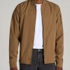 Men American Tall Jackets + Coats | Bomber Jackets For Tall Men In Sahara