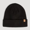 Men American Tall Other Accessories | Men'S Tall Cuffed Beanie Hat In Black