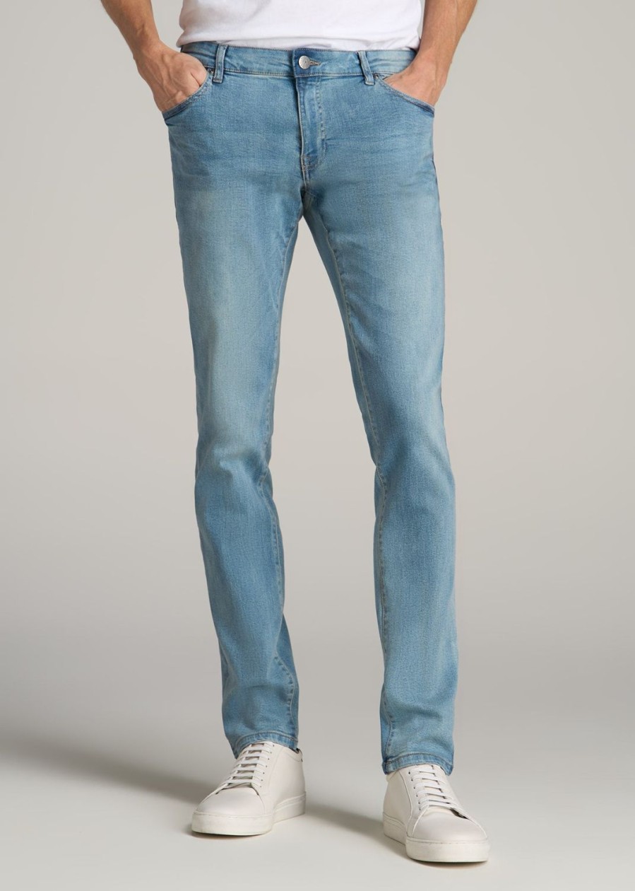 Men American Tall Jeans | Dylan Slim-Fit Jeans For Tall Men In New Fade