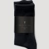 Women American Tall Socks | Women'S Mid Crew Socks (X-Large Size: 10-13) | Black 3 Pack