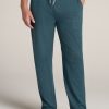 Men American Tall Athletic Pants | Weekender Stretch Men'S Tall Lounge Pant In Dark Teal Mix