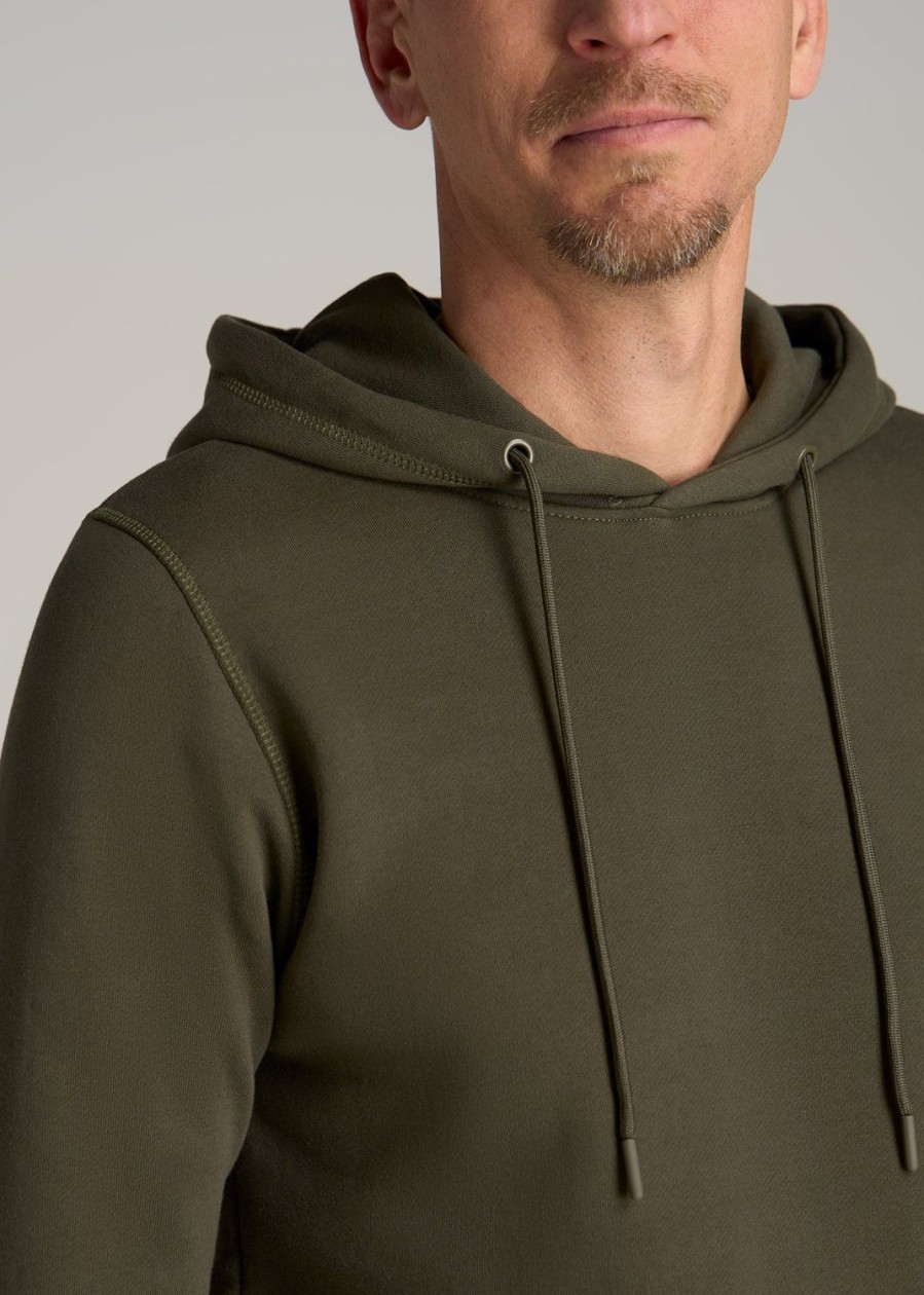 Men American Tall Hoodies + Sweatshirts | Wearever Fleece Pullover Men'S Tall Hoodie In Camo Green