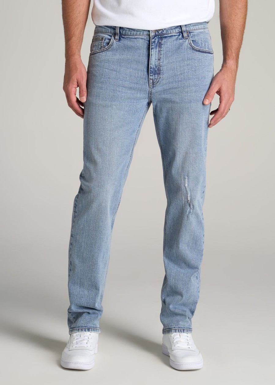 Men American Tall Jeans | J1 Straight Leg Jeans For Tall Men In Retro Blue