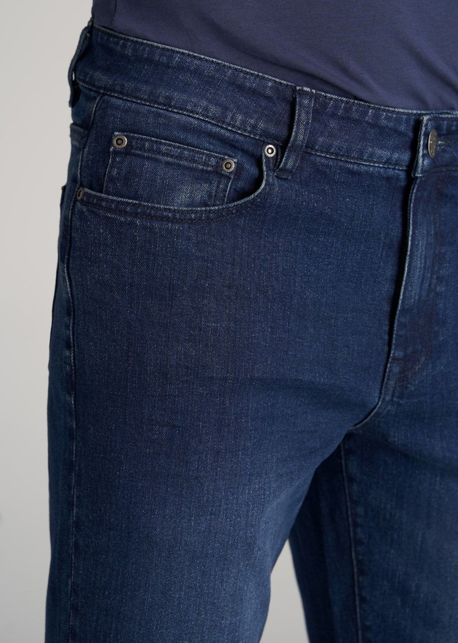 Men American Tall Jeans | Dylan Slim-Fit Jeans For Tall Men In Atlantic Blue