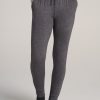 Women American Tall Athletic Pants | Cozy Lounge Joggers For Tall Women In Charcoal Mix