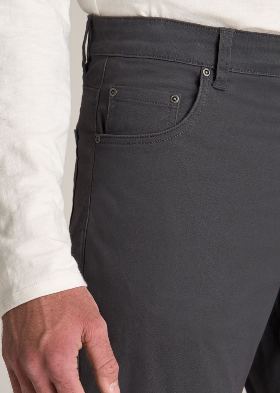 Men American Tall Pants + Chinos | J1 Straight Leg Five-Pocket Pants For Tall Men In Iron Grey