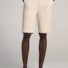 Men American Tall Shorts | Chino Shorts For Tall Men In Soft Beige