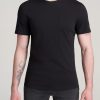 Men American Tall Tees + Tanks | Everyday Pocket Regular Fit T-Shirt For Tall Men In Black