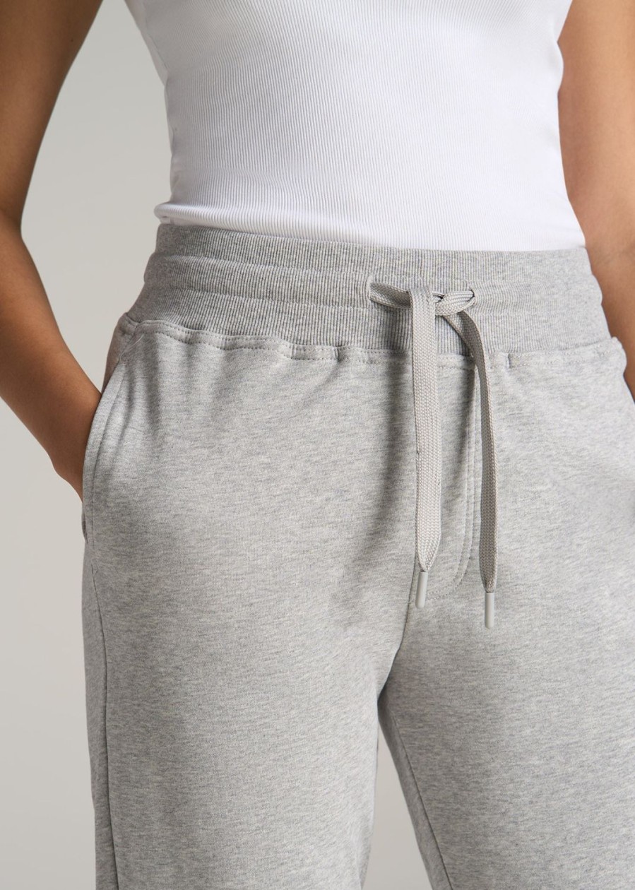 Women American Tall Athletic Pants | Wearever French Terry Tall Women'S Joggers In Grey Mix