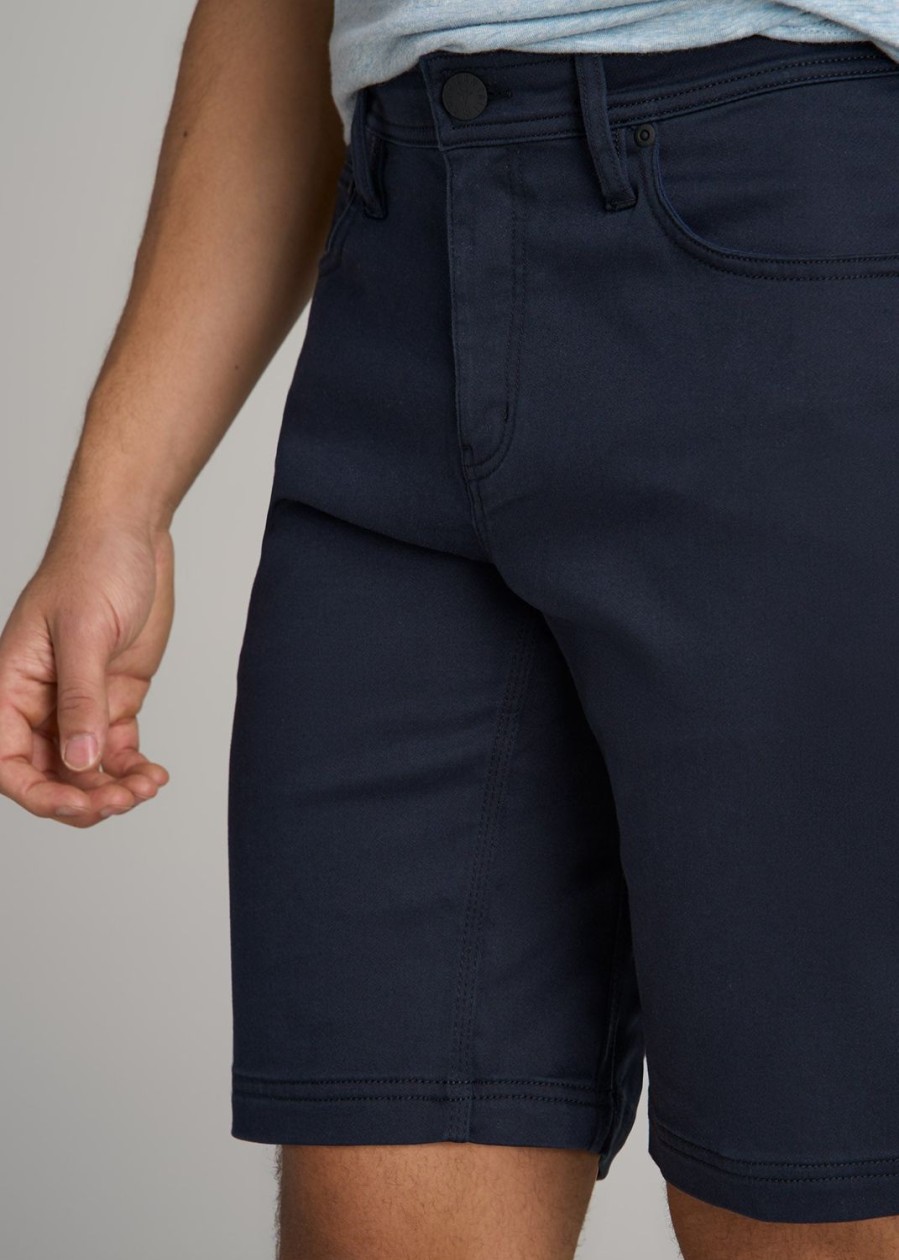 Men American Tall Shorts | Everyday Comfort 5 Pocket Short For Tall Men In True Navy