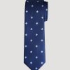 Men American Tall Blazers + Suit Separates | Dress Ties For Tall Men In Blue Floral Dobby