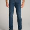 Men American Tall Jeans | Lj&S Tapered Jeans For Tall Men In Machine Blue