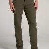 Men American Tall Jeans | J1 Straight Leg Jeans For Tall Men In Olive Green Wash