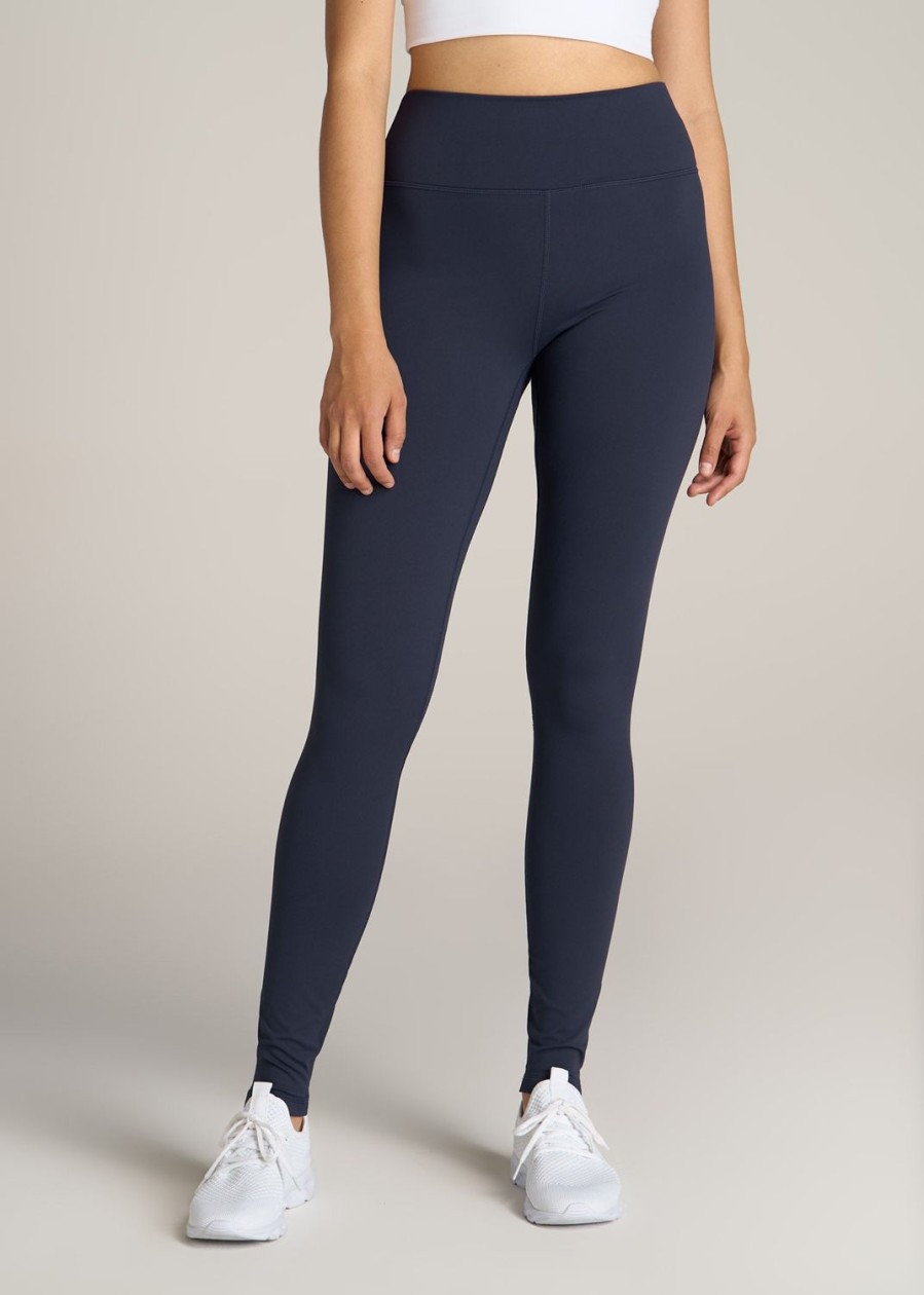 Women American Tall Athletic Pants | Movement High Rise Cheeky Leggings For Tall Women In Regal Blue