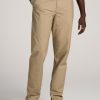 Men American Tall Pants + Chinos | Tapered-Fit Ripstop Pants For Tall Men In Desert Khaki