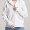 Women American Tall Hoodies + Sweatshirts | Wearever Fleece Full-Zip Women'S Tall Hoodie In Heather Cloud White