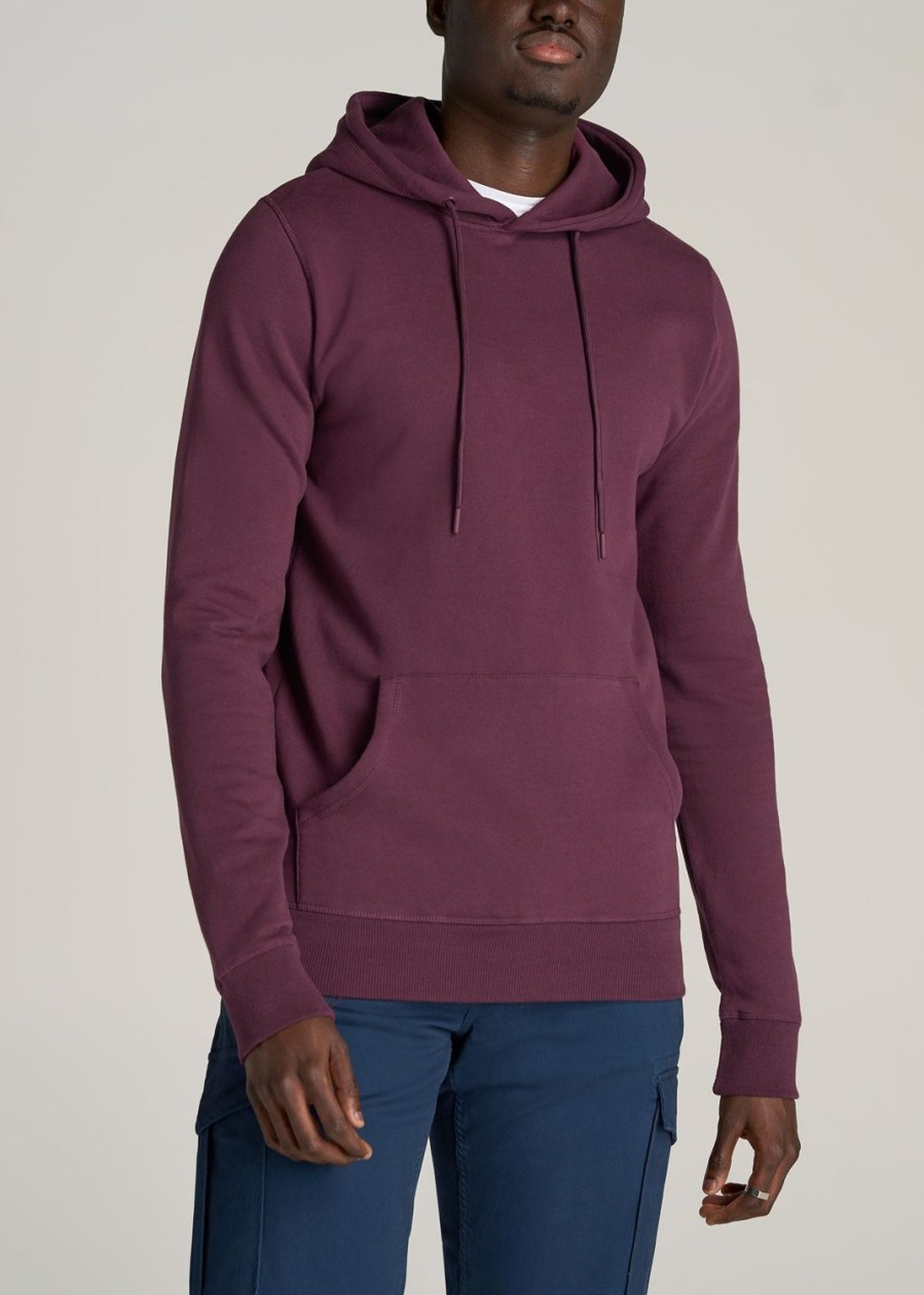 Men American Tall Hoodies + Sweatshirts | Wearever Fleece Pullover Men'S Tall Hoodie In Maroon