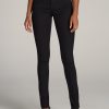 Women American Tall Jeans + Denim | Sarah Mid Rise Skinny Tall Women'S Jean In Black