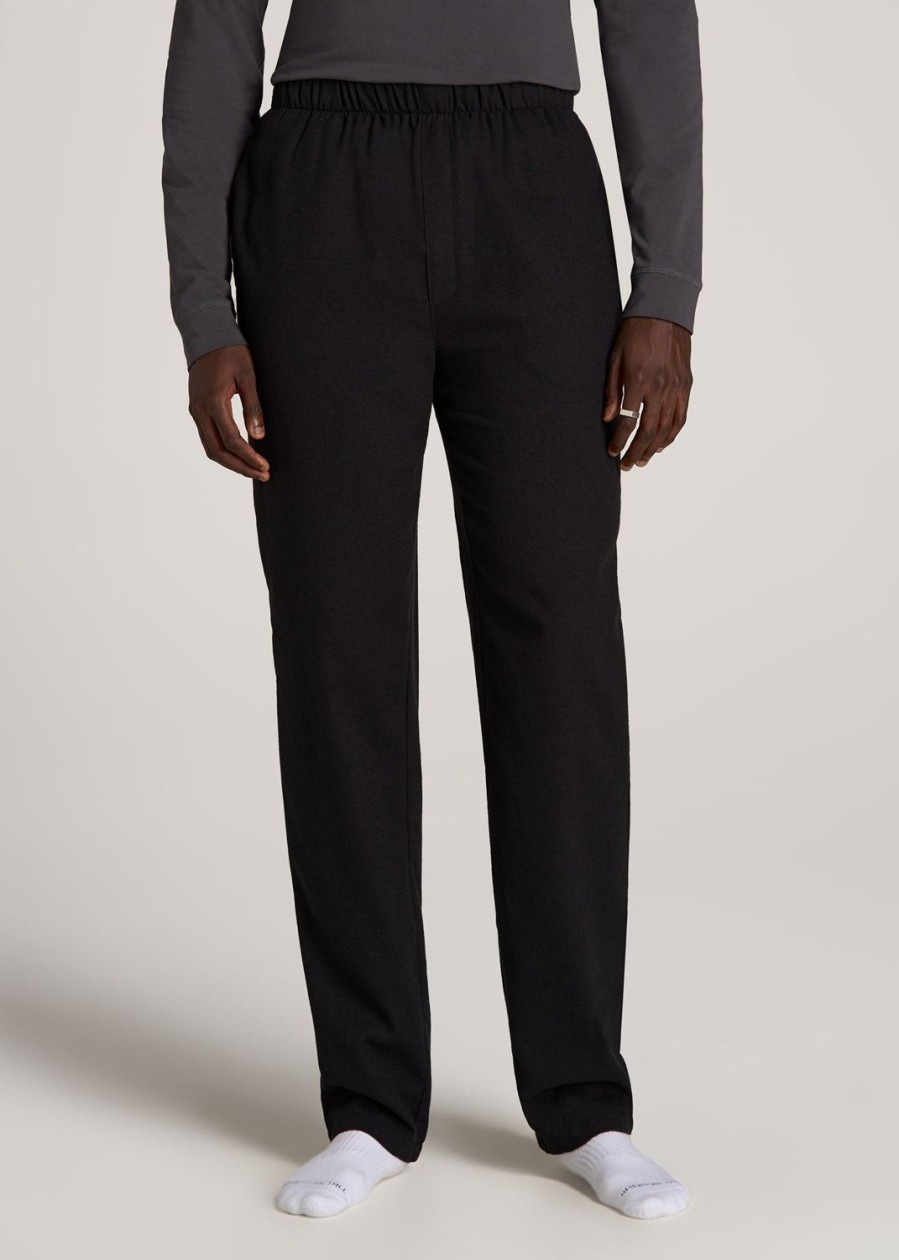 Men American Tall Athletic Pants | Pajama Pants For Tall Men In Charcoal Mix