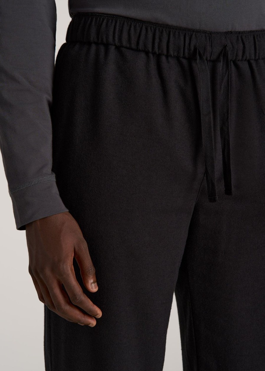 Men American Tall Athletic Pants | Pajama Pants For Tall Men In Charcoal Mix