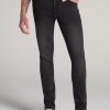 Men American Tall Jeans | Travis Skinny Jeans For Tall Men In Dark Smoke