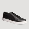 Men American Tall | Tall Men'S Cupsole Tennis Sneakers In Black