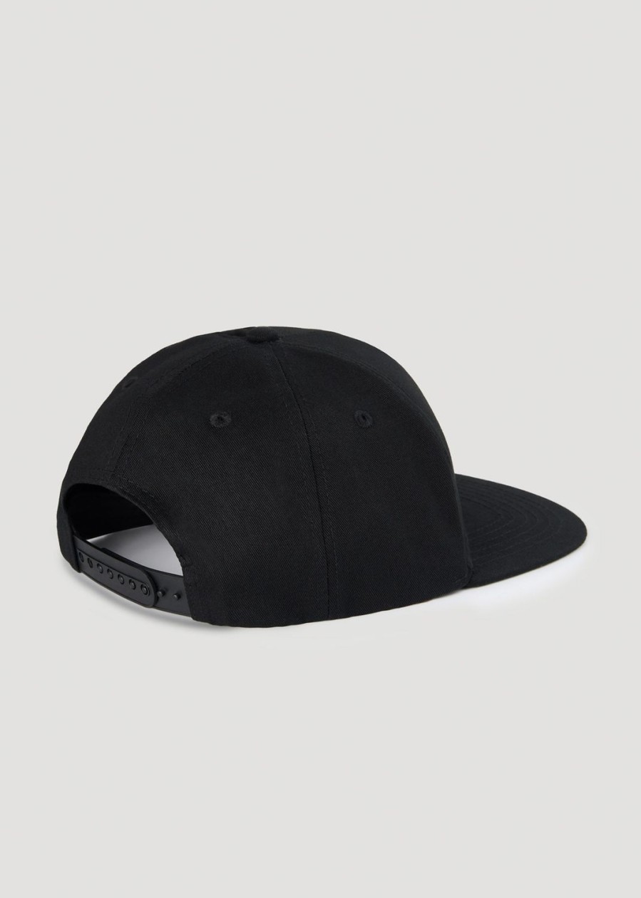 Men American Tall Other Accessories | American Tall Flat Brim Hat In Black