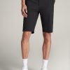 Men American Tall Shorts | Premium Hybrid Shorts For Tall Men In Black