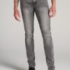 Men American Tall Jeans | Travis Skinny Jeans For Tall Men In Washed Faded Black